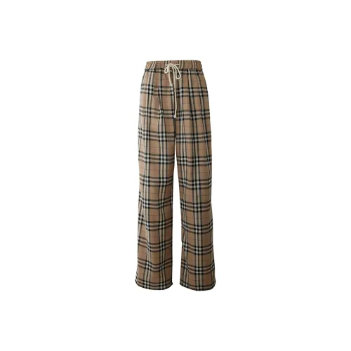 Peaches Peaches Casual Pants Women's Khaki Plaid