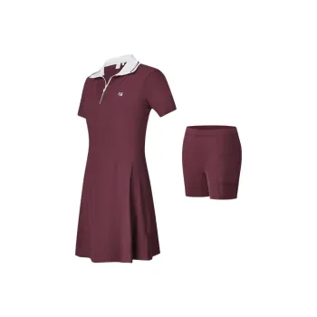 FILA Short Sleeved Dresses Women's Wine Red