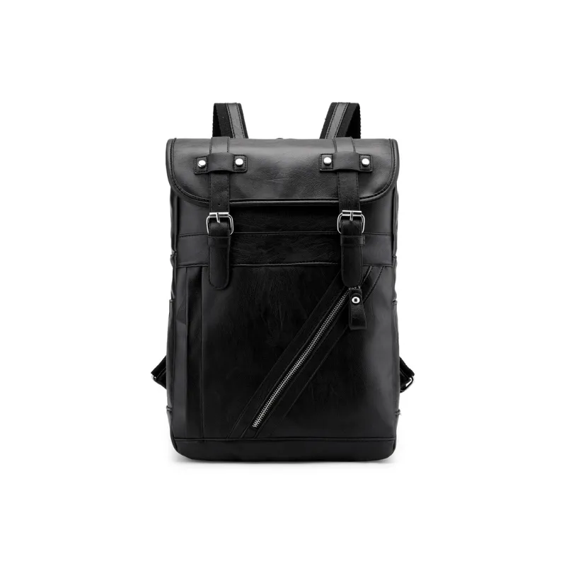 H YXIANG PU Backpack Regular Men's Multicolor-0