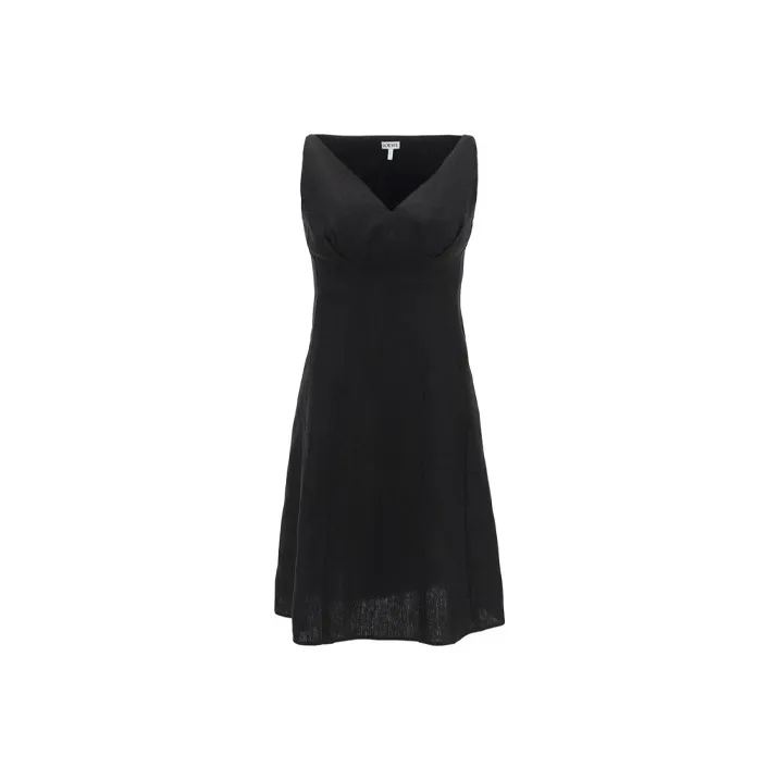LOEWE Sleeveless Dresses Women's Black-0