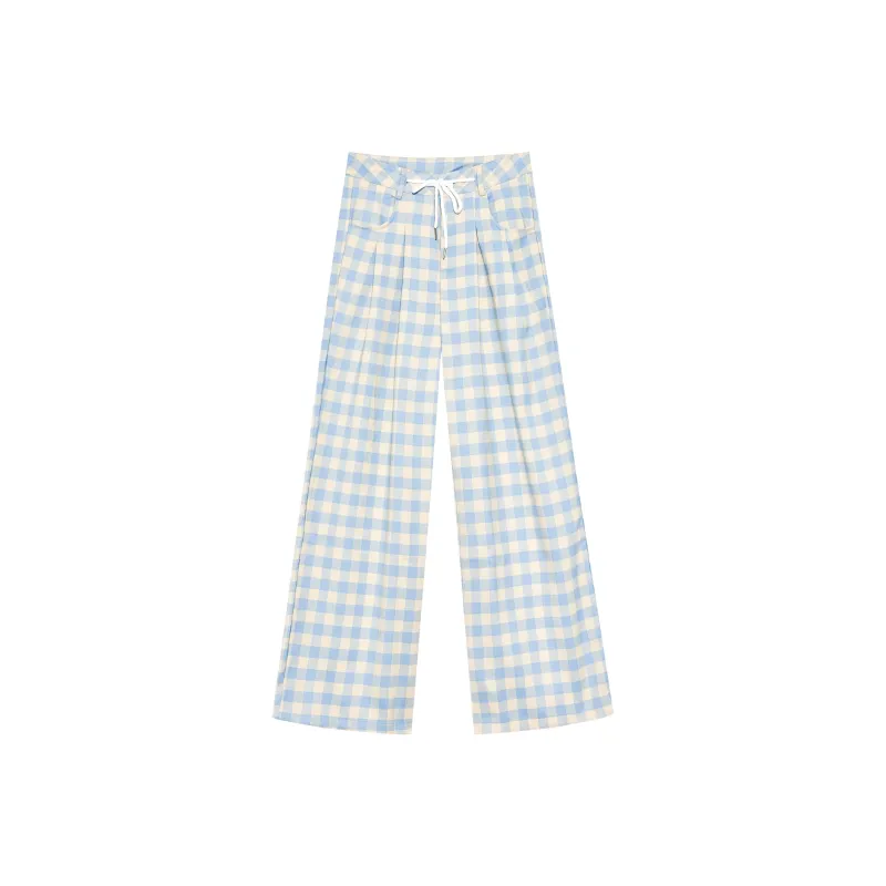 XUANSHU Casual Pants Women's Blue-0