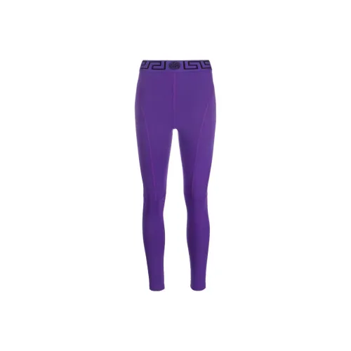 VERSACE Leggings Women's Purple