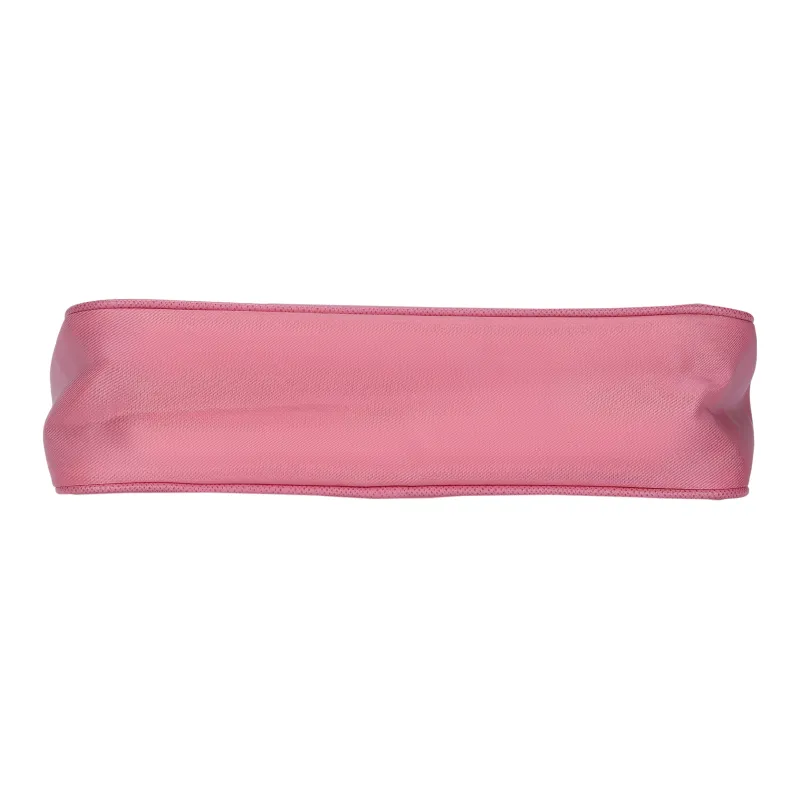 PRADA Hobo Nylon Shoulder Bag, Underarm Handbag, Shoulder Bag Mini Women's Pink-3