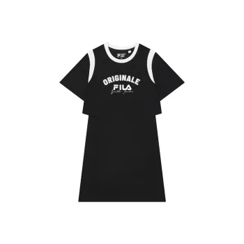 FILA Short Sleeved Dress Women's Jet Black