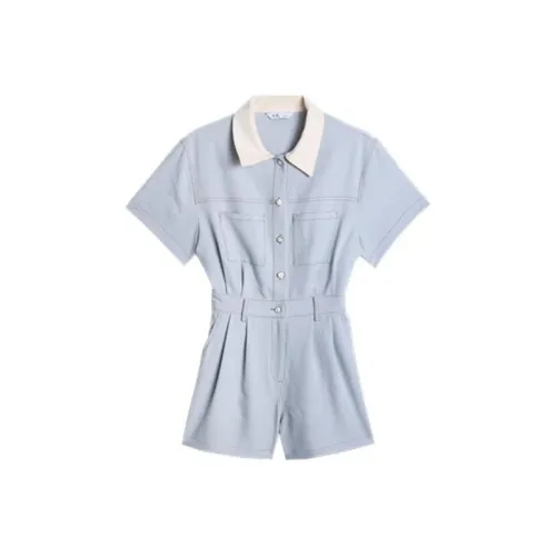 Zeng Xiaoxian Jumpsuits Women's Light Blue