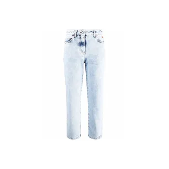 MSGM Jeans Women's Light Blue