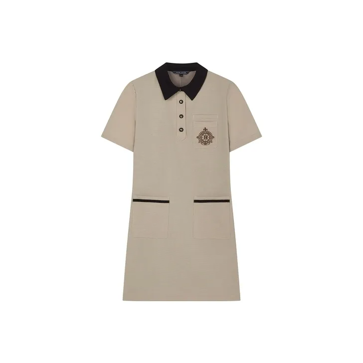 Teenie Weenie Short Sleeved Dress Women's Khaki-0