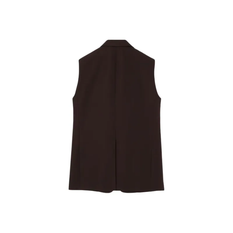 Loro Piana SS25 Cedric Vest Women's Dark Brown-1