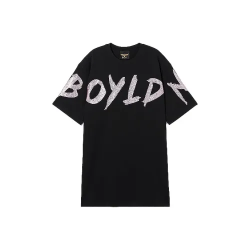 Boy London Short Sleeved Dress Women's Black