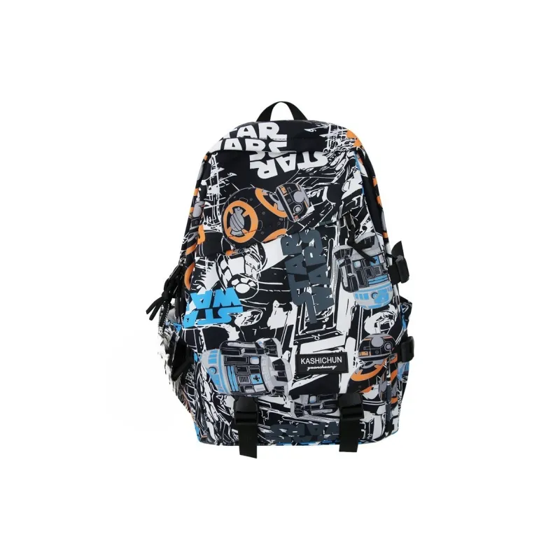 AIBAG Nylon Backpack Unisex White Orange/White Blue/White Gray/Black Blue/Black Gray-13