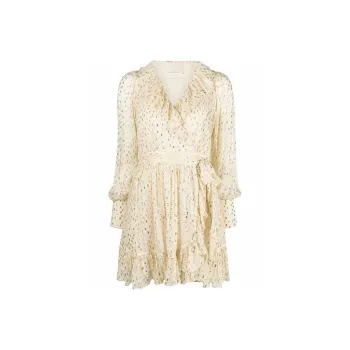 Zimmermann Long-Sleeved Dresses Women's Light Umber