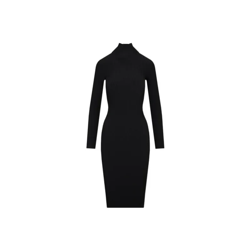 Alaia Long-Sleeved Dresses Women's Black-0