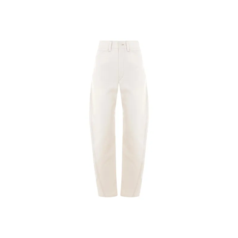 Lemaire Contrast Stitching Tapered Jeans-0