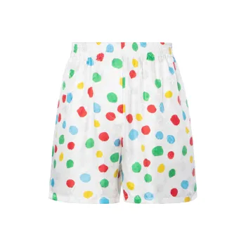 LOUIS VUITTON Louis Vuitton X Yayoi Kusama SS23 Casual Shorts Women's White
