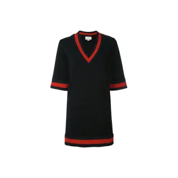 GUCCI Short Sleeved Dresses Women's Black