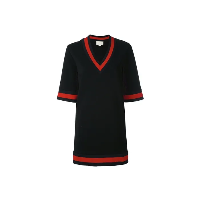 GUCCI Short Sleeved Dresses Women's Black-0
