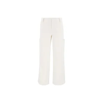 VINCE High waisted Cotton Trousers