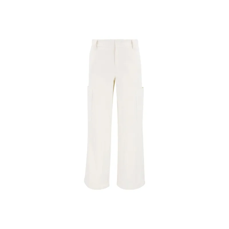 VINCE High waisted Cotton Trousers-0