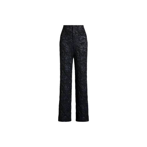 SCANLAN THEODORE SS25 French Jacquard Trouser Casual Pants Women's Black