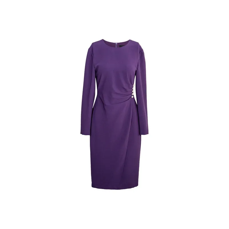 ROEYSHOUSE Long Sleeved Dresses Women's Purple-0