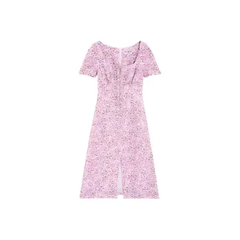 Bebe Short Sleeved Dresses Women's Purple