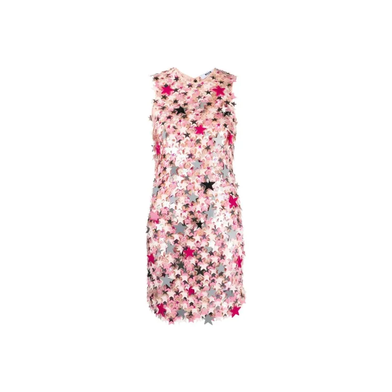 MSGM Sleeveless Dresses Women's Pink-0