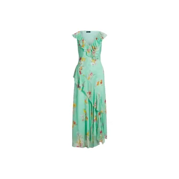 Polo Ralph Lauren SS23 Sleeveless Dress Women's Green