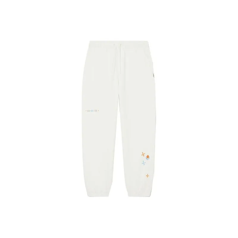 LiNing Knitted Sweatpants Women's Ivory-0