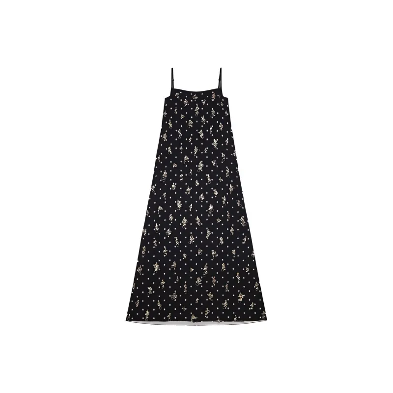 GIVENCHY SS21 Slip Dresses Women's Black-0