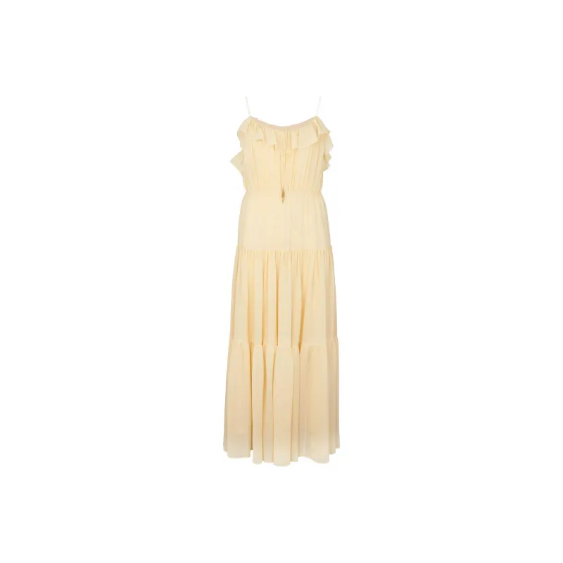 CELINE Slip Dresses Women's Yellow-0