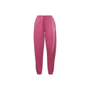 Reebok RI FLEECE JOGGER Knitted Sports Pants Women's Rose Red