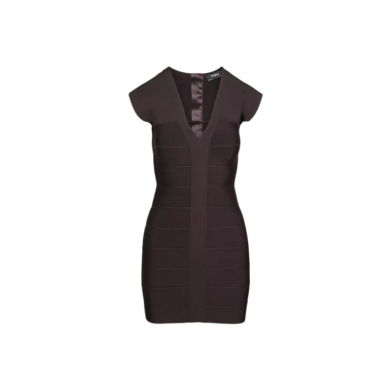 ARITZIA FW24 Ten Flicker Dress Short-Sleeved Dresses Women's Noble/Noble Purple-0