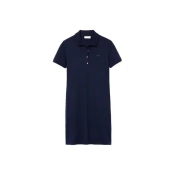 LACOSTE Logo patch Short sleeve Polo Dress