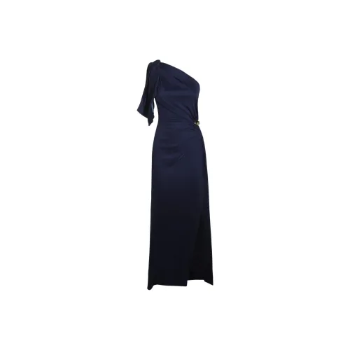 Elisabetta Franchi Red Carpet Jersey Asymmetric Dress