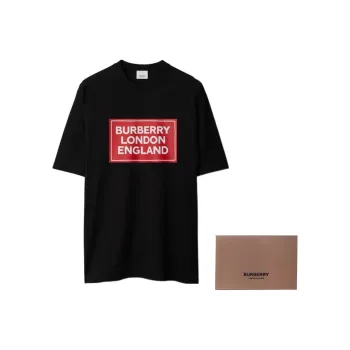 Burberry Ellison Logo Print T shirt