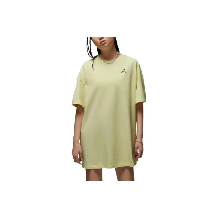 Jordan Short-Sleeved Dresses Women's Yellow-0