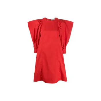 Givenchy Long-Sleeved Dresses Women's Red