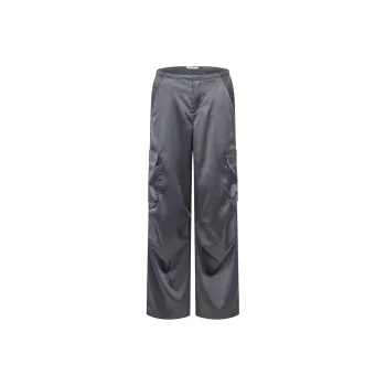 Ariseism Two Tone Draped Workwear Casual Pants Women's