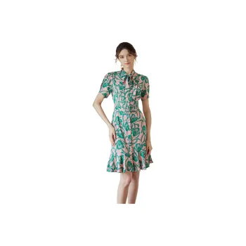 ROEYSHOUSE Short Sleeved Dress Women's Multicolor