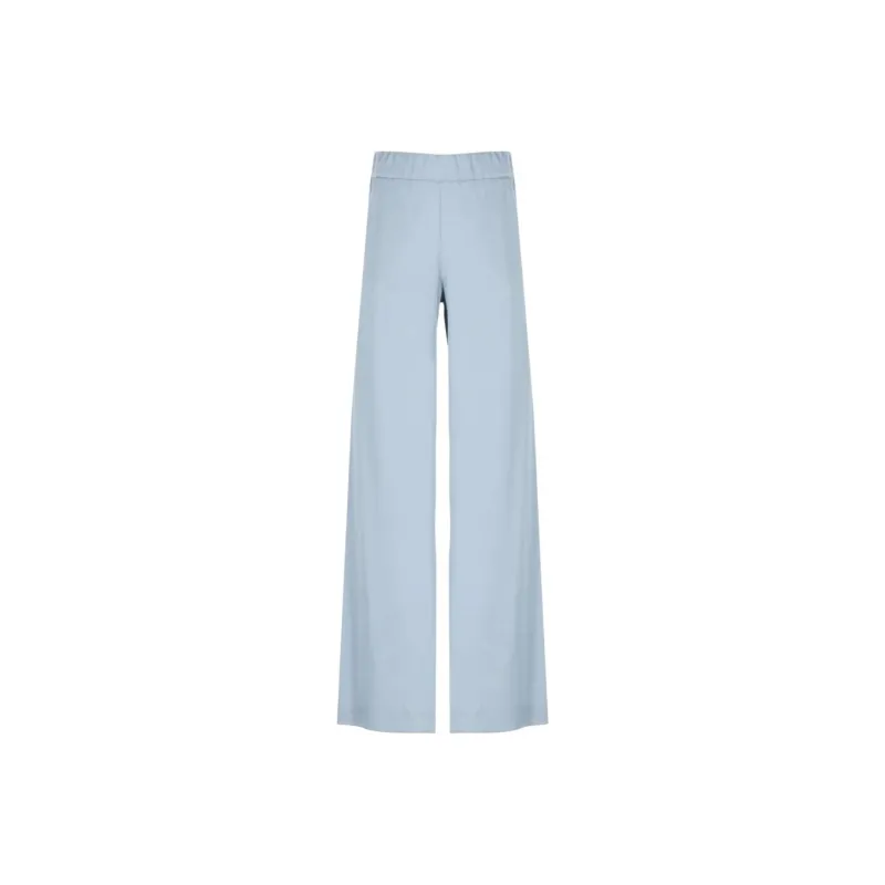D.Exterior Casual Pants Women's Blue-0