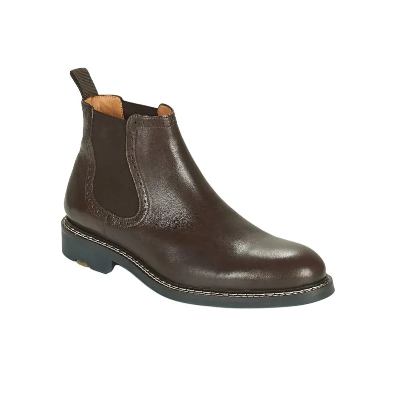 PELLET RAYMOND Ankle Length Chelsea Boots Men's Brown-2