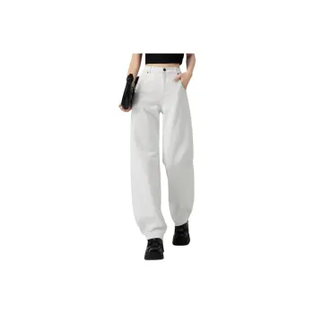 You Cow Me Pants Jeans Women's White