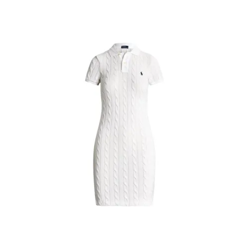 Polo Ralph Lauren SS24 Short Sleeved Dresses Women's White