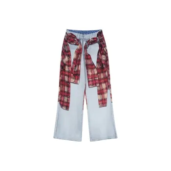 YINLEI Jeans Men Light Blue