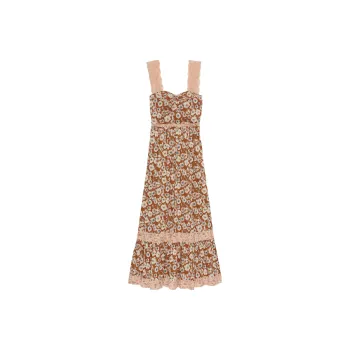 GUCCI Floral print Tiered Dress