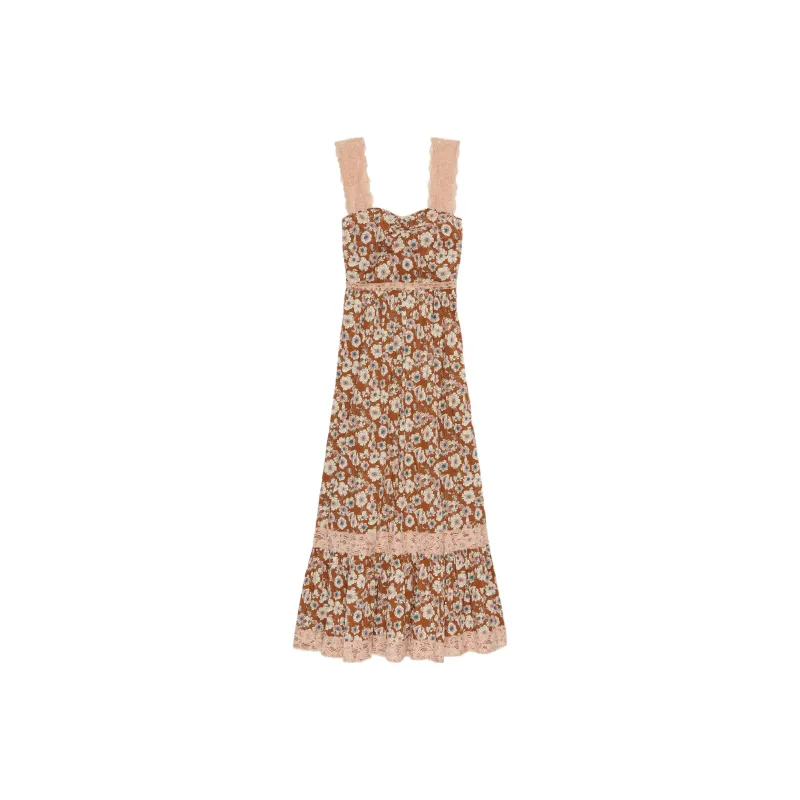 GUCCI Floral print Tiered Dress-0