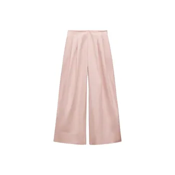 ZARA ZW Series Casual Pants Women's Pink