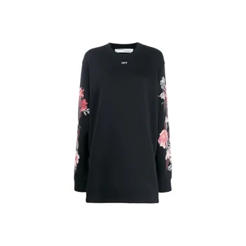 OFF WHITE FW20 Long Sleeved Dresses Women's Black