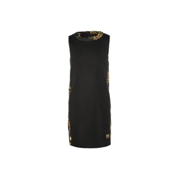 VERSACE JEANS COUTURE FW21 Sleeveless Dress Women's Black