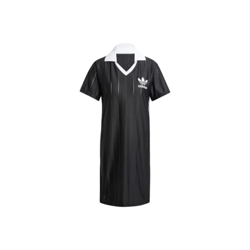 Adidas Originals Adicolor 3 Stripes Pinstripe Dress-0